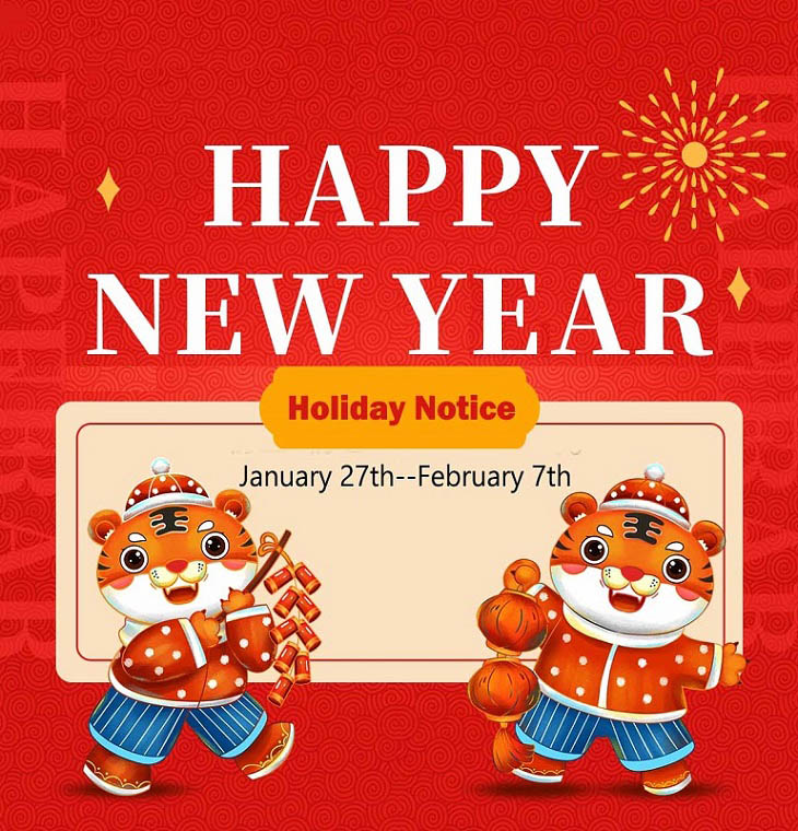 Avis de vacances-2022 Nouvel An chinois